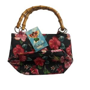 Hula Angel Purse Bamboo Handle New NWT